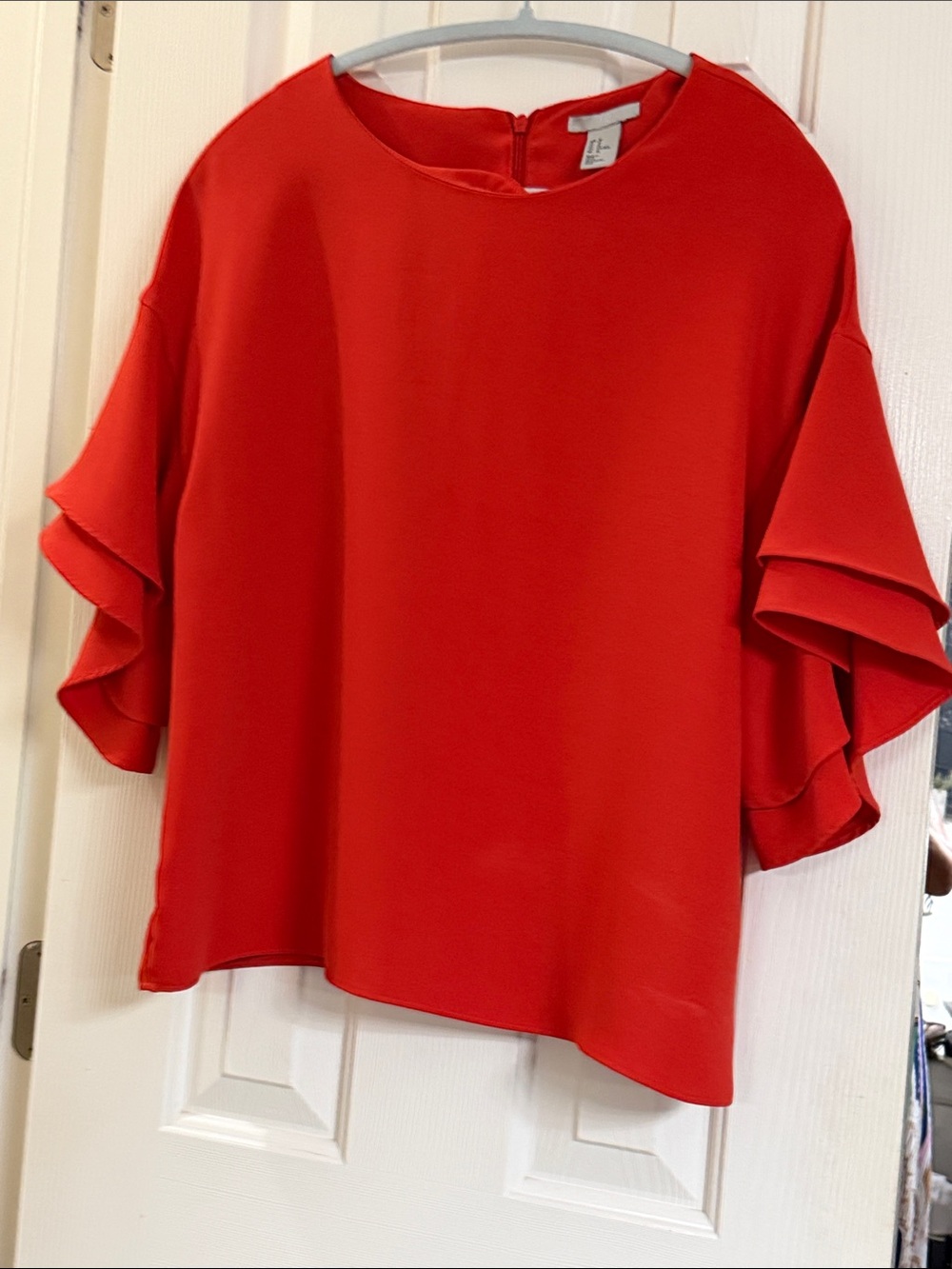 H&M Orange Blouse. NEW . Size 10